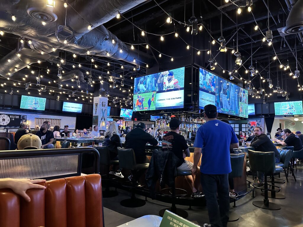 BetMGM Sportsbook Restaurant at Park MGM. 